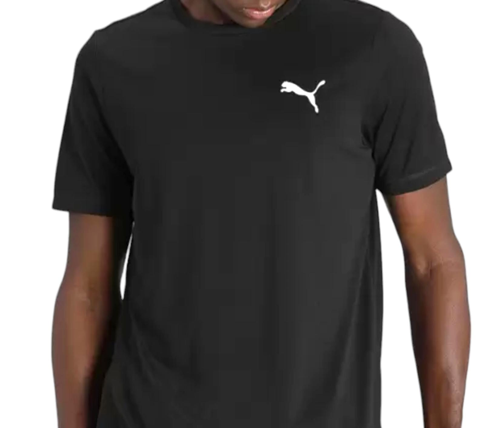 BLACK  Man Silk T Shirt 